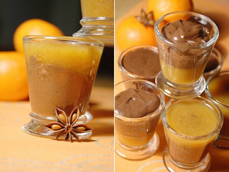 Petites mousses au chocolat & gelée de mandarine aux épices - photo 2