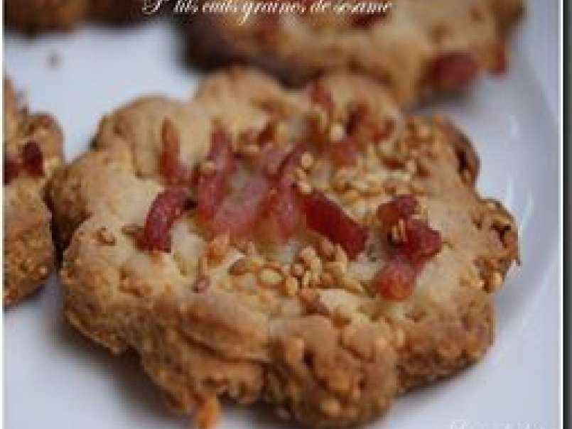 Petits biscuits secs salés Cuits Aux Lardons et Fromage - photo 2
