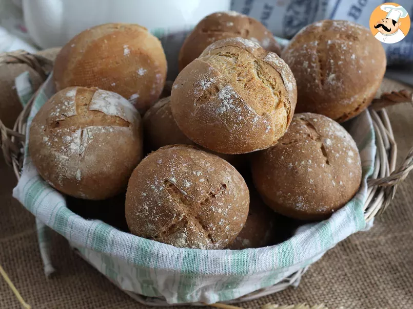 Petits pains sans pétrissage - Résultat croustillant et moelleux! - photo 4
