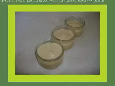 Petits Pots De Crème Au Caramel Beurre Salé