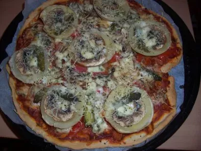 Pizza aux coeurs d'artichaut et champignons - photo 2