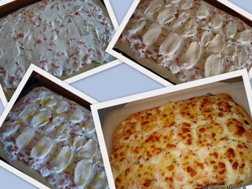 Pizza blanche et rouge... - photo 2