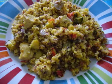 Poêlée de quinoa aux légumes et au poulet (4, 5 points)