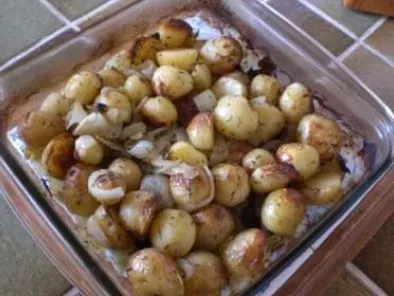 Pommes de terre au thym au four