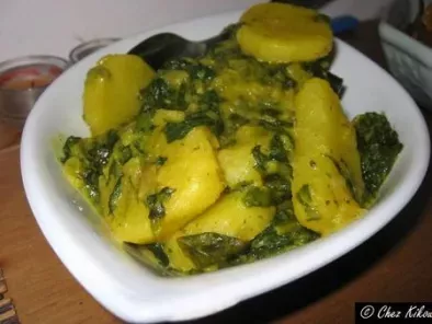 Pommes de terre épinards-coco façon Kikou