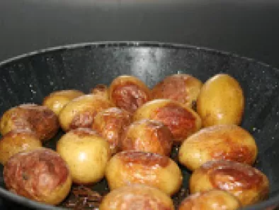 Pommes de terre grenaille thym huile d'olive