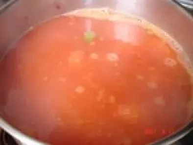 Potage aux carottes-tomates aux lamelles de poireaux - photo 2
