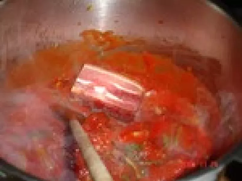 Potage aux tomates et poivrons aux petits légumes - photo 2