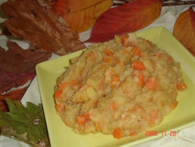 Potée aux carottes et poireaux