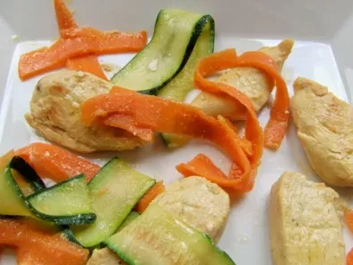 Poulet à l'orange & tagliatelles de légumes - photo 2