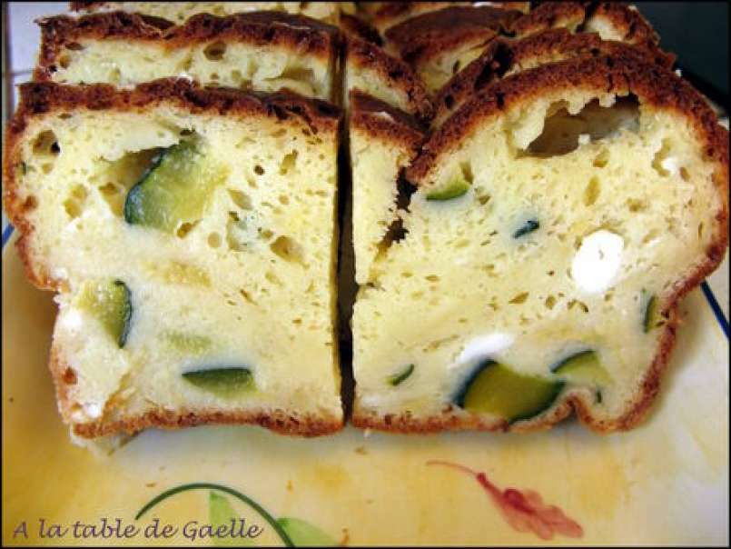 Pour repas froid ou apéritif : Cake courgette - chèvre - photo 2