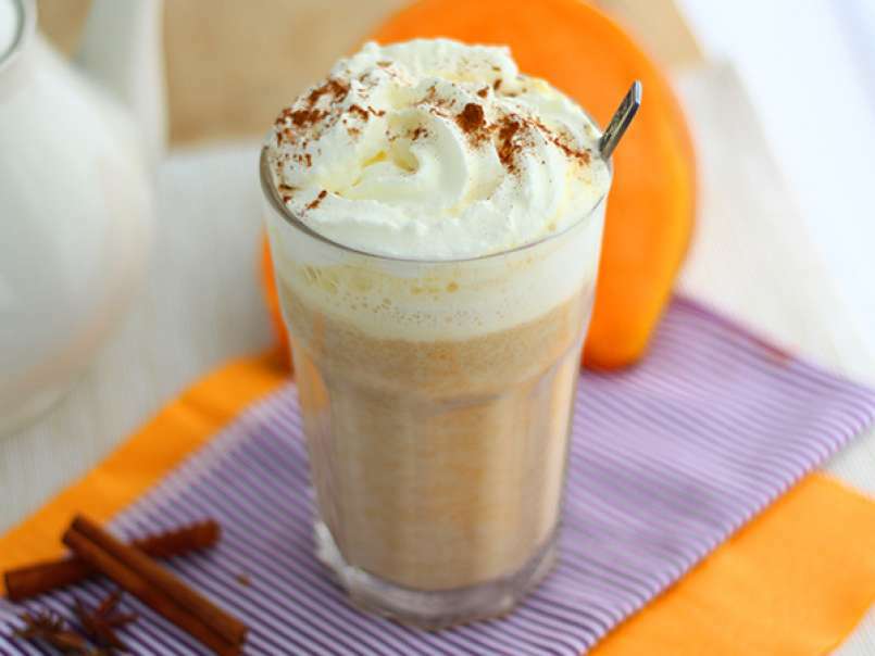 Pumpkin spice latte, café latté au potiron
