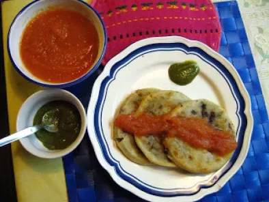 Pupusas salvadoreñas (recette en francais)