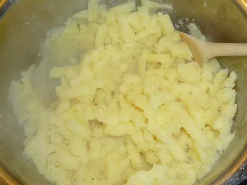Purée de pommes de terre- persil