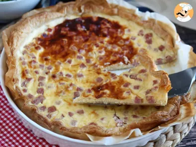 Quiche allégée au jambon, fromage et yaourt! - photo 3