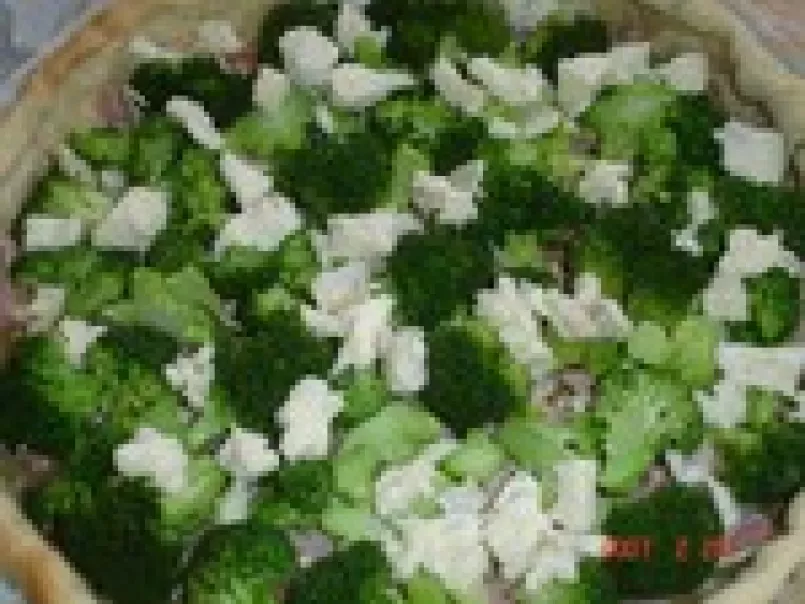 Quiche aux brocolis/flan/gorgonzola - photo 3