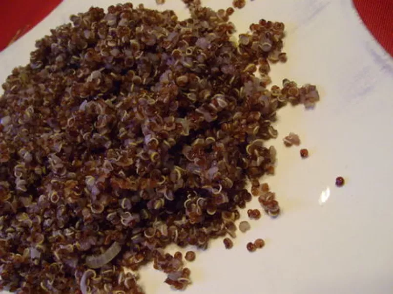 Quinoa rouge à l'échalote - photo 3