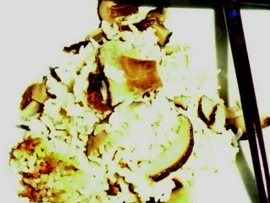 Riz basmati aux champignons Shiitaké (au rice-cooker)