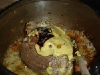 Roti au jambon à la moutarde et crème - photo 4