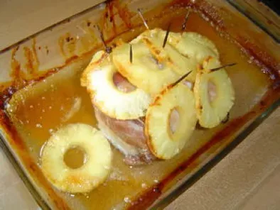 Roti de porc à l'ananas caramélisé au miel - photo 2