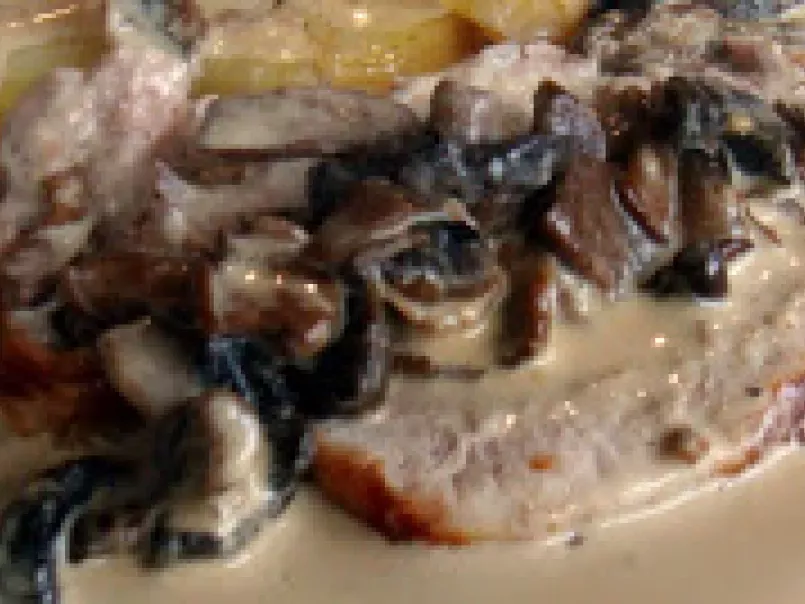Rôti de porc, sauce cèpes au madère - photo 3