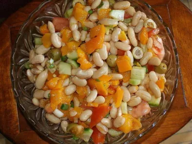 Salade aux haricots blancs et poivrons rôtis... - photo 2