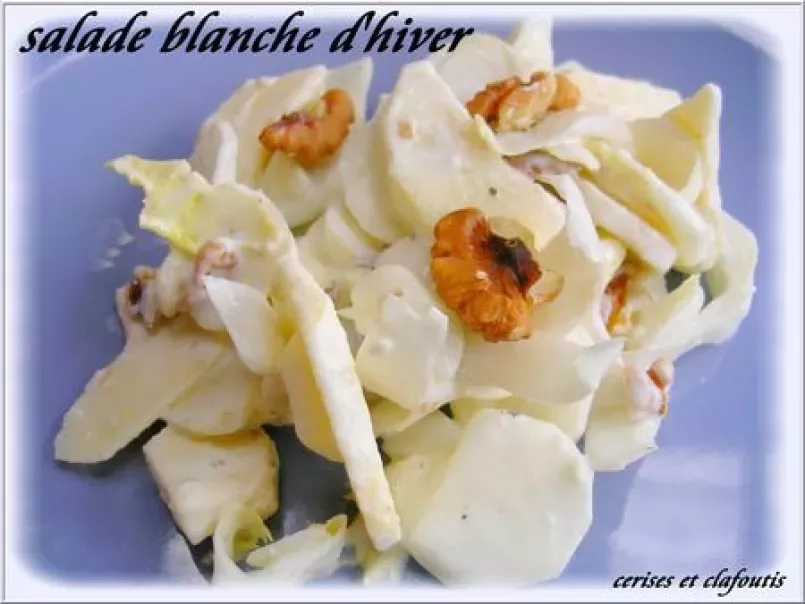 SALADE BLANCHE AUX TOPINAMBOURS