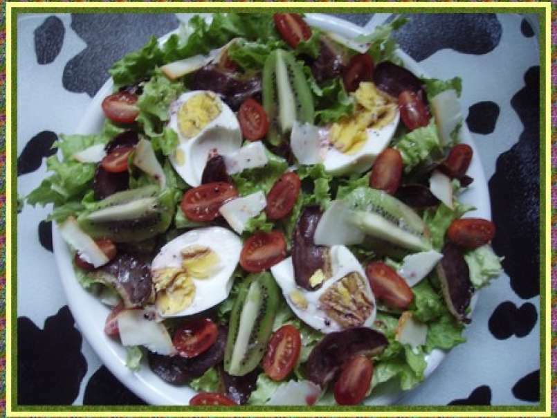 Salade Composée au Magret, kiwi et Queso de Cabra al Pimenton - photo 3