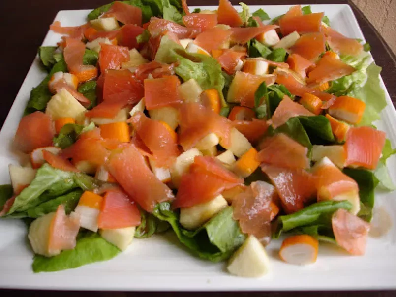 Salade composée au saumon fumé. - photo 2