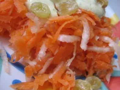 Salade de carottes au céleri-rave