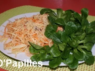 Salade de chou blanc, carottes et céleri-rave