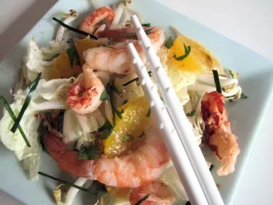 Salade de chou chinois, crevettes et langoustines - photo 2