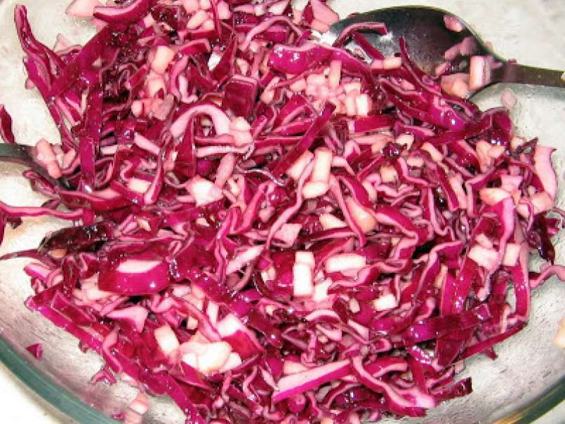 Salade de chou rouge - Rotkohlsalat