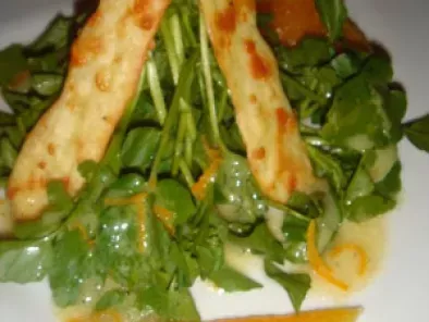 Salade de cresson à l'orange et ses craquelins au parmesan - photo 3
