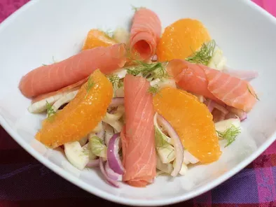 Salade de fenouil, orange & saumon fumé - photo 2