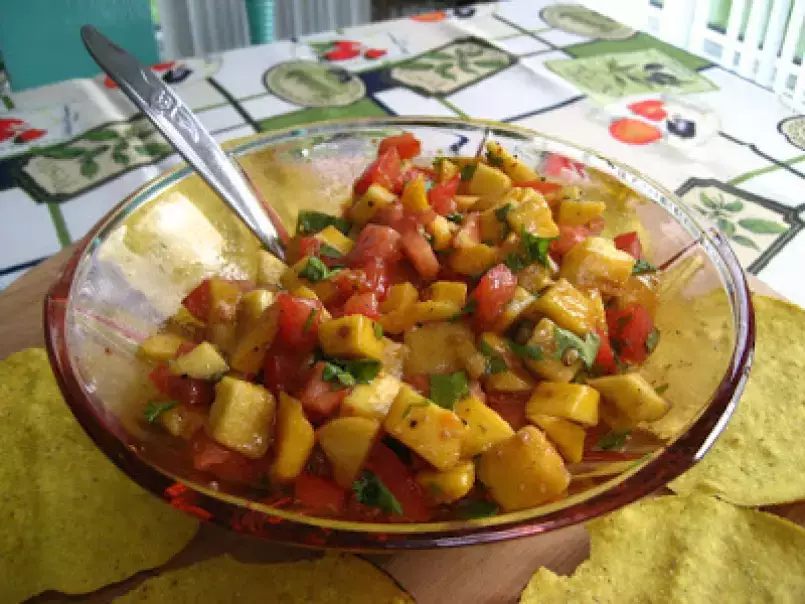 Salade de mangues et tomates du chef Gilles Hamel - photo 3
