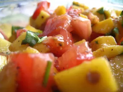 Salade de mangues et tomates du chef Gilles Hamel - photo 2