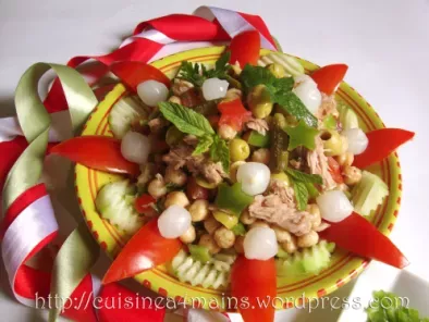 Salade de pois chiches féta et basilic - photo 2