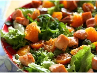 Salade de saumon à l'orange