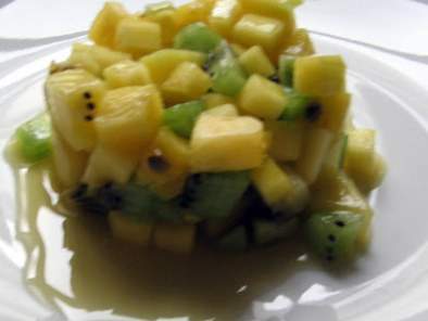 Salade des fruits à la Pina Colada - Früchtesalat mit Pina Colada-Espuma - photo 5