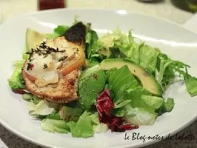 Salade douceur aux toasts de chèvre, pommes rôties, miel de lierre et thym citron - photo 3