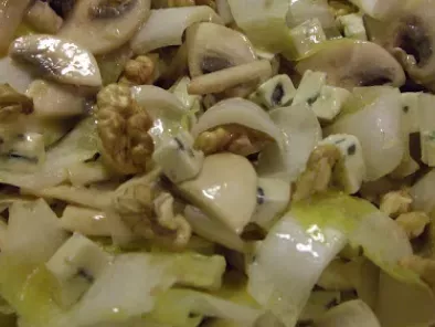Salade endives-noix-champignons au bleu... - photo 2
