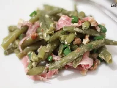 Salade sympa aux haricots verts, jambon cru et noix! - photo 2