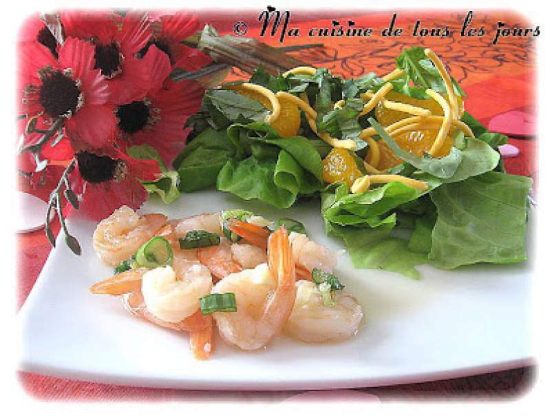 Salade thaï aux crevettes et aux mandarines, une belle idée pour la St-Valentin!, photo 4