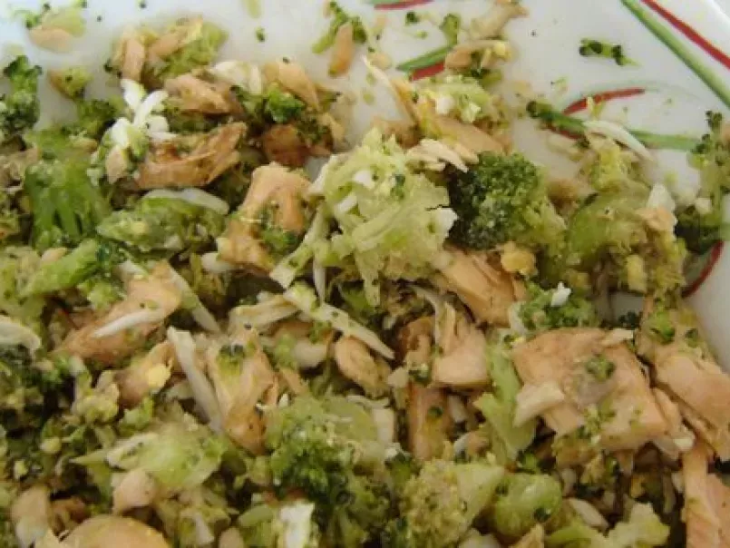 Salade tiède de brocolis au saumon - photo 2