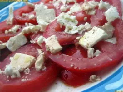 Salade tomates feta