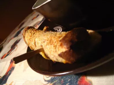 Sandwich roulé aux asperges pour manger sur le pouce