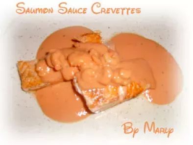 Saumon Sauce Crevettes
