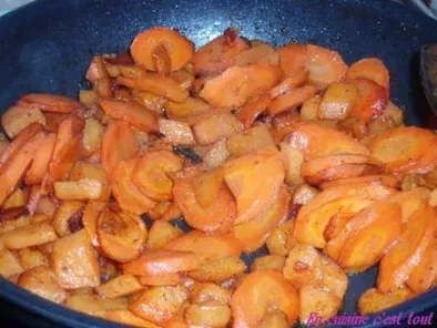 Sauté de carottes et de patates douces à la vanille