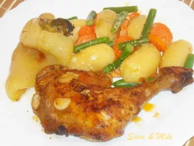 Sauté de cuisses de poulet et de légumes - photo 2